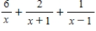 <strong>Write the partial fraction decomposition of the rational expression. </strong> A) B) C) D) E)