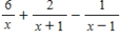 <strong>Write the partial fraction decomposition of the rational expression. </strong> A) B) C) D) E)