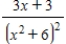 <strong>Write the partial fraction decomposition of the rational expression. </strong> A) B) C) D) E)