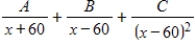 <strong>Determine whether the statement is true or false.Justify your answer. For the rational expression the partial fraction decomposition is of the form . </strong> A)False.The partial fraction decomposition is . B)True