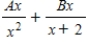 <strong>Write the form of the partial fraction decomposition of the rational expression.Do not solve for the constants. </strong> A) B) C) D) E)