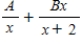 <strong>Write the form of the partial fraction decomposition of the rational expression.Do not solve for the constants. </strong> A) B) C) D) E)