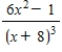 <strong>Write the form of the partial fraction decomposition of the rational expression.Do not solve for the constants. </strong> A) B) C) D) E)