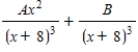 <strong>Write the form of the partial fraction decomposition of the rational expression.Do not solve for the constants. </strong> A) B) C) D) E)