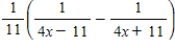 <strong>Write the partial fraction decomposition of the rational expression. </strong> A) B) C) D) E)