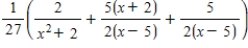 <strong>Write the partial fraction decomposition of the rational expression. </strong> A) B) C) D) E)
