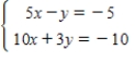<strong>Solve the system of linear equations by the method of elimination.Use the graph to check your solution. </strong> A)(-1,0) B)(0,1) C)(10,1) D)(1,10) E)(1,0) 