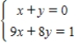 <strong>Solve the system of linear equations by the method of elimination.Use the graph to check your solution. </strong> A)(1,-1) B)(0,1) C)(-1,1) D)(1,1) E)(-1,-1) 