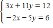 <strong>Solve the system of linear equations by the method of elimination.Find (x,y)and check your solution algebraically. </strong> A)(18,6) B)(-18,-6) C)(-18,18) D)(-18,6) E)(18,-6) 