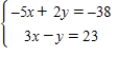 <strong>Solve the system of linear equations by the method of elimination,find (x,y). </strong> A)No solution B) C) D) E)