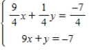 <strong>Solve the system of linear equations by the method of elimination,find (x,y). </strong> A)(4,-43) B)(a,-7 - 9a)(infinitely many solutions) C)(2,-25) D)No solutions E)(8,-79)