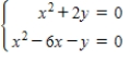 <strong>Solve the system by the method of substitution.Check your solution(s)graphically. </strong> A)(0,4), (0,-8) B)(0,0), (4,8) C)(0,0), (-4,-8) D)(4,0), (0,-8) E)(0,0), (4,-8)