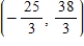 <strong>Solve the system by the method of substitution. </strong> A) B)(25,38) C) D) E)(-25,-38)