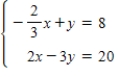 <strong>Solve the system by the method of substitution. </strong> A)(-20,-40) B)No solution C)(20,40) D) E)