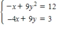 <strong>Determine which ordered pair is a solution of the system. </strong> A)(-3,1) B)(-8,7) C)(-1,3) D)(-3,-1) E)(-8,8)