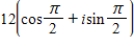 <strong>Represent the complex number graphically,and find the trigonometric form of the number. 12i </strong> A) B) C) D) E)