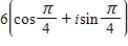 <strong>Find the trigonometric form of the complex number shown below. -6i</strong> A) B) C) D) E)