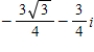 <strong>Find the standard form of the complex number shown below. </strong> A) B) C) D) E)