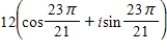 <strong>Perform the operation shown below and leave the result in trigonometric form. </strong> A) B) C) D) E)
