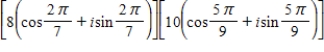 <strong>Multiply the complex numbers below and leave the result in trigonometric form. </strong> A) B) C) D) E)