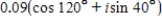 <strong>Multiply the complex numbers below and leave the result in trigonometric form. </strong> A) B) C) D) E)