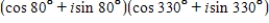<strong>Perform the operation and leave the result in trigonometric form. </strong> A) B) C) D) E)