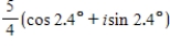 <strong>Perform the operation and leave the result in trigonometric form. </strong> A) B) C) D) E)