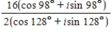 <strong>Perform the operation and leave the result in trigonometric form. </strong> A) B) C) D) E)