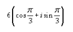 <strong>Write the complex number shown below in trigonometric form. </strong> A) B) C) D) E)