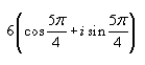 <strong>Write the complex number shown below in trigonometric form. </strong> A) B) C) D) E)