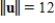 <strong>Use the dot product to find the magnitude of u if </strong> A) B) C) D) E)