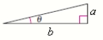 <strong>Use the figure to find the exact value of the trigonometric function. Tan 2θ A = 1,b = 6 </strong> A) B) C) D) E)
