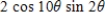 <strong>Use the sum-to-product formulas to rewrite the sum or difference as a product. </strong> A) B) C) D) E)