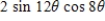 <strong>Use the sum-to-product formulas to rewrite the sum or difference as a product. </strong> A) B) C) D) E)