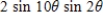 <strong>Use the sum-to-product formulas to rewrite the sum or difference as a product. </strong> A) B) C) D) E)