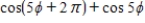 <strong>Use the sum-to-product formulas to select the sum or difference as a product. </strong> A) B) C) D) E)