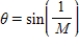<strong>The mach number M of an airplane is the ratio of its speed to the speed of sound.When an airplane travels faster than the speed of sound,the sound waves form a cone behind the airplane (see figure).The mach number is related to the apex angle θ of the cone by . Rewrite the equation in terms of θ. </strong> A) B) C) D) E)