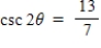 <strong>Use the figure below to determine the exact value of the given function. </strong> A) B) C) D) E)