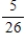 <strong>Use the figure below to find the exact value of the given trigonometric expression. 10 24 (figure not necessarily to scale) </strong> A) B) C) D) E)