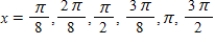 <strong>Find all solutions of the given equation in the interval [0,2π). </strong> A) B) C) D) E)