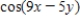 <strong>Find the expression as the sine or cosine of an angle. </strong> A) B) C) D) E)