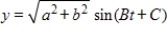 <strong>A weight is attached to a spring suspended vertically from a ceiling.When a driving force is applied to the system,the weight moves vertically from its equilibrium position,and this motion is modeled by where y is the distance from equilibrium (in feet)and t is the time (in seconds). Use the identity where ,to write the model in the form . </strong> A) B) C) D) E)