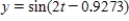 <strong>A weight is attached to a spring suspended vertically from a ceiling.When a driving force is applied to the system,the weight moves vertically from its equilibrium position,and this motion is modeled by where y is the distance from equilibrium (in feet)and t is the time (in seconds). Use the identity where ,to write the model in the form . </strong> A) B) C) D) E)