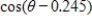 <strong>Use the formula ,where ,to rewrite the trigonometric expression in the following form. </strong> A)2 B) C) D)2 E)8