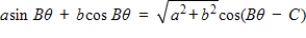 <strong>Use the formula ,where to rewrite the trigonometric expression in the following form. </strong> A) B) C)7 D)3 E)3