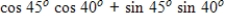 <strong>Write the given expression as the cosine of an angle. </strong> A) B) C) D) E)