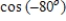 <strong>Write the given expression as the cosine of an angle. </strong> A) B) C) D) E)