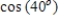 <strong>Write the given expression as the cosine of an angle. </strong> A) B) C) D) E)
