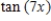 <strong>Write the given expression as the tangent of an angle. </strong> A) B) C) D) E)