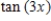 <strong>Write the given expression as the tangent of an angle. </strong> A) B) C) D) E)